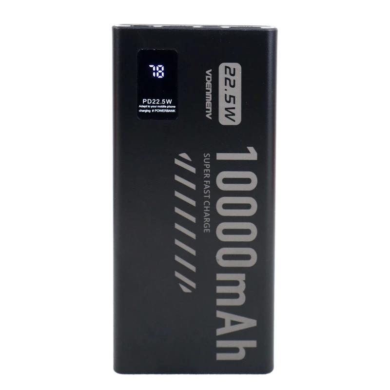 پاور بانک وی دنمن وی مدل DP43 ظرفیت 10000 میلی آمپر ساعت-مشکی پاور بانک وی دنمن وی مدل DP43 ظرفیت 10000 میلی آمپر ساعت-مشکی