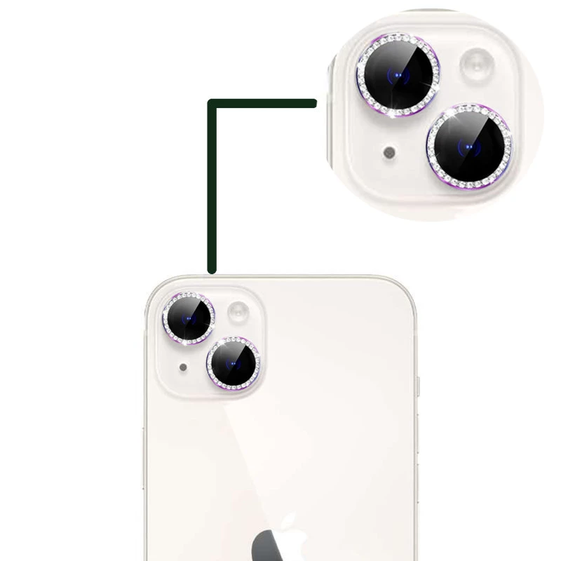 محافظ لنز دوربین گوشی اپل iPhone 14 Plus / 14 گرین مدل Diamond -طلایی محافظ لنز دوربین گوشی اپل iPhone 14 Plus / 14 گرین مدل Diamond -طلایی