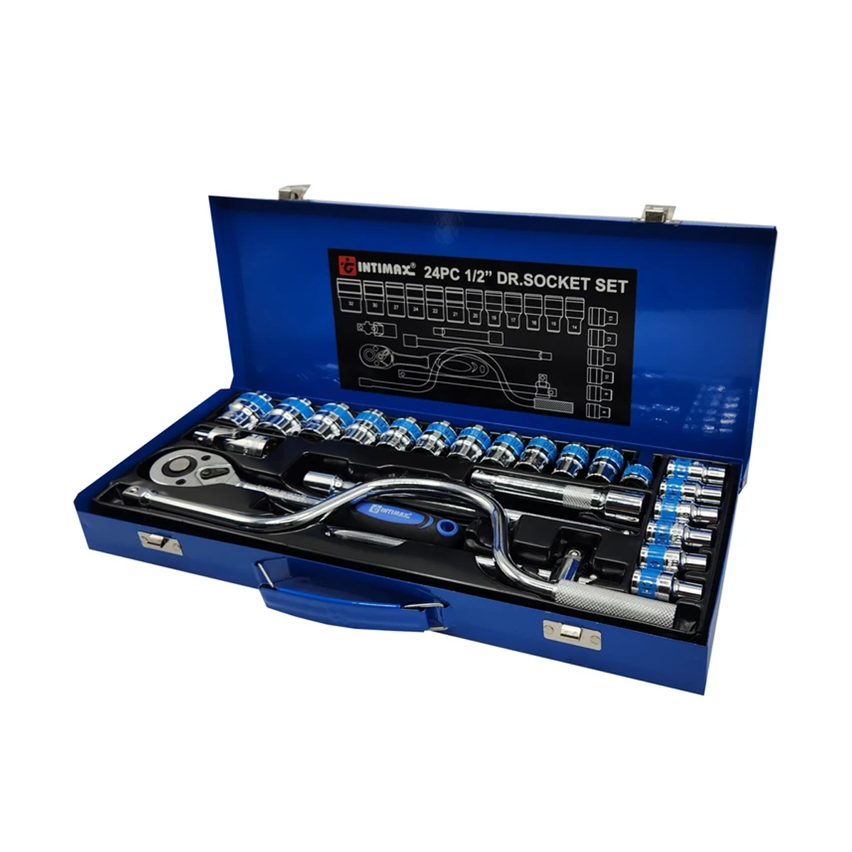 مجموعه 24 عددی آچار بکس صنعتی اینتیمکث مجموعه 24 عددی آچار بکس صنعتی اینتیمکث