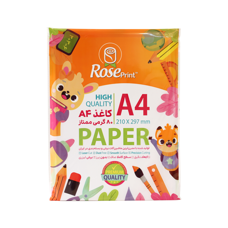 کاغذ A4 مدل رزپرینت کد POTG27 بسته 250 عددی کاغذ A4 مدل رزپرینت کد POTG27 بسته 250 عددی