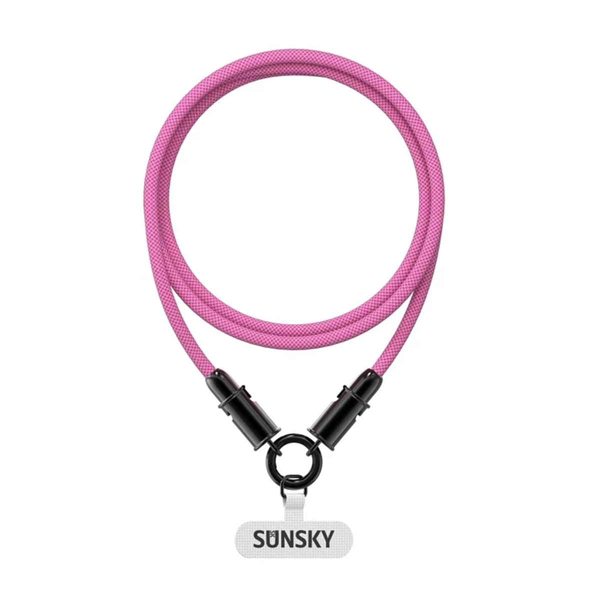کابل دو سر تایپ سی SUNSKY مدل LANYARD طول 1.2 متر-صورتی