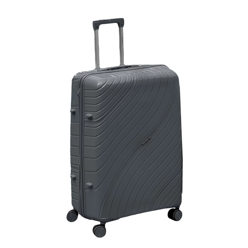 چمدان مسافرتی مندوزا مدل MDZ836 سایز بزرگ ارتفاع 76 سانتی متر-طوسی