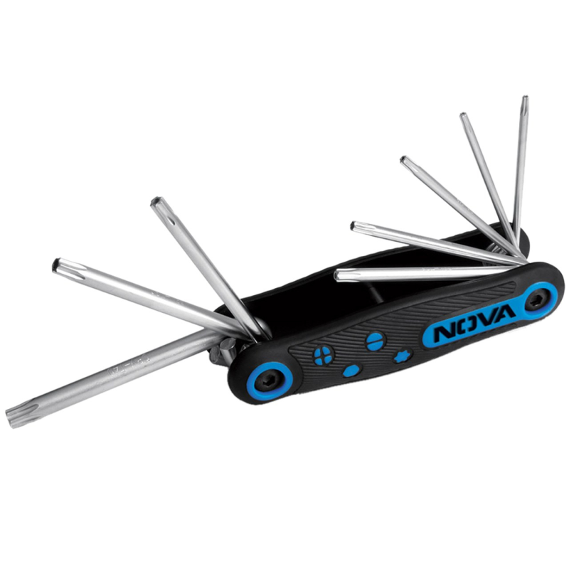 مجموعه 8 عددی آچار ستاره ای تاشو نووا مدل NTK 1140 مجموعه 8 عددی آچار ستاره ای تاشو نووا مدل NTK 1140