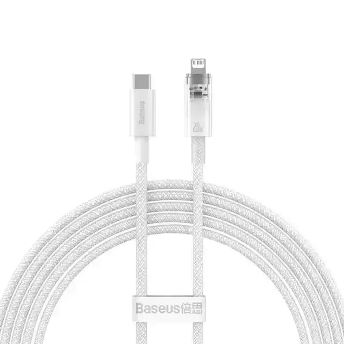 کابل تایپ سی به لایتنینگ باسئوس مدل Explorer Series Smart Temperature Control طول 1 متر کابل تایپ سی به لایتنینگ باسئوس مدل Explorer Series Smart Temperature Control طول 1 متر