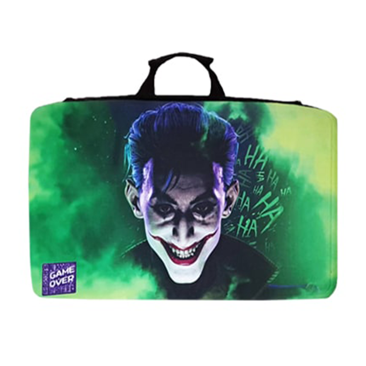 کیف حمل کنسول PS5 Slim طرح جوکر سبز joker کیف حمل کنسول PS5 Slim طرح جوکر سبز joker