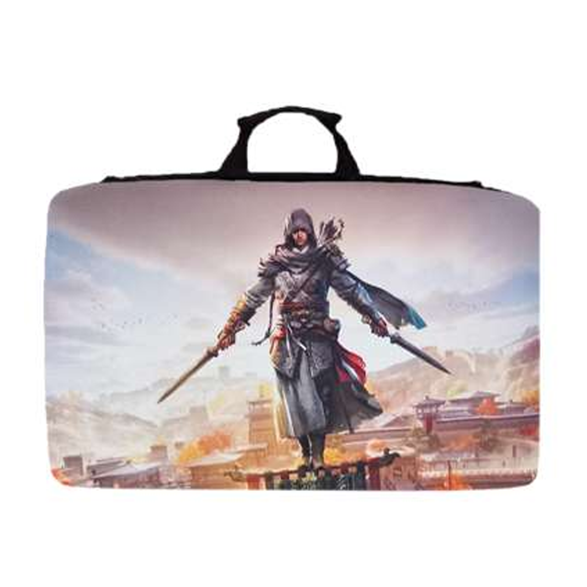 کیف حمل کنسول PS5 Slim طرح Assassin’s creed کیف حمل کنسول PS5 Slim طرح Assassin’s creed