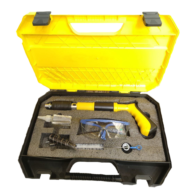 تفنگ میخ کوب کربن مدل 1402 مجموعه 9 عددی تفنگ میخ کوب کربن مدل 1402 مجموعه 9 عددی