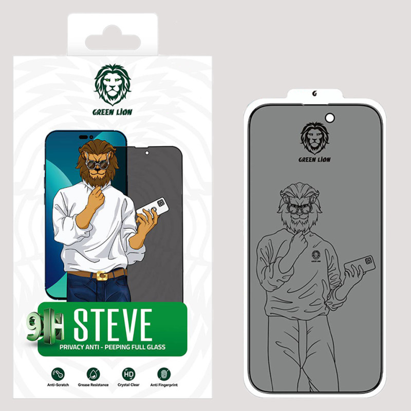 محافظ صفحه نمایش حریم شخصی گرین مدل Steve Privacy مناسب برای گوشی موبایل اپل iPhone 13 pro max /14 Plus محافظ صفحه نمایش حریم شخصی گرین مدل Steve Privacy مناسب برای گوشی موبایل اپل iPhone 13 pro max /14 Plus