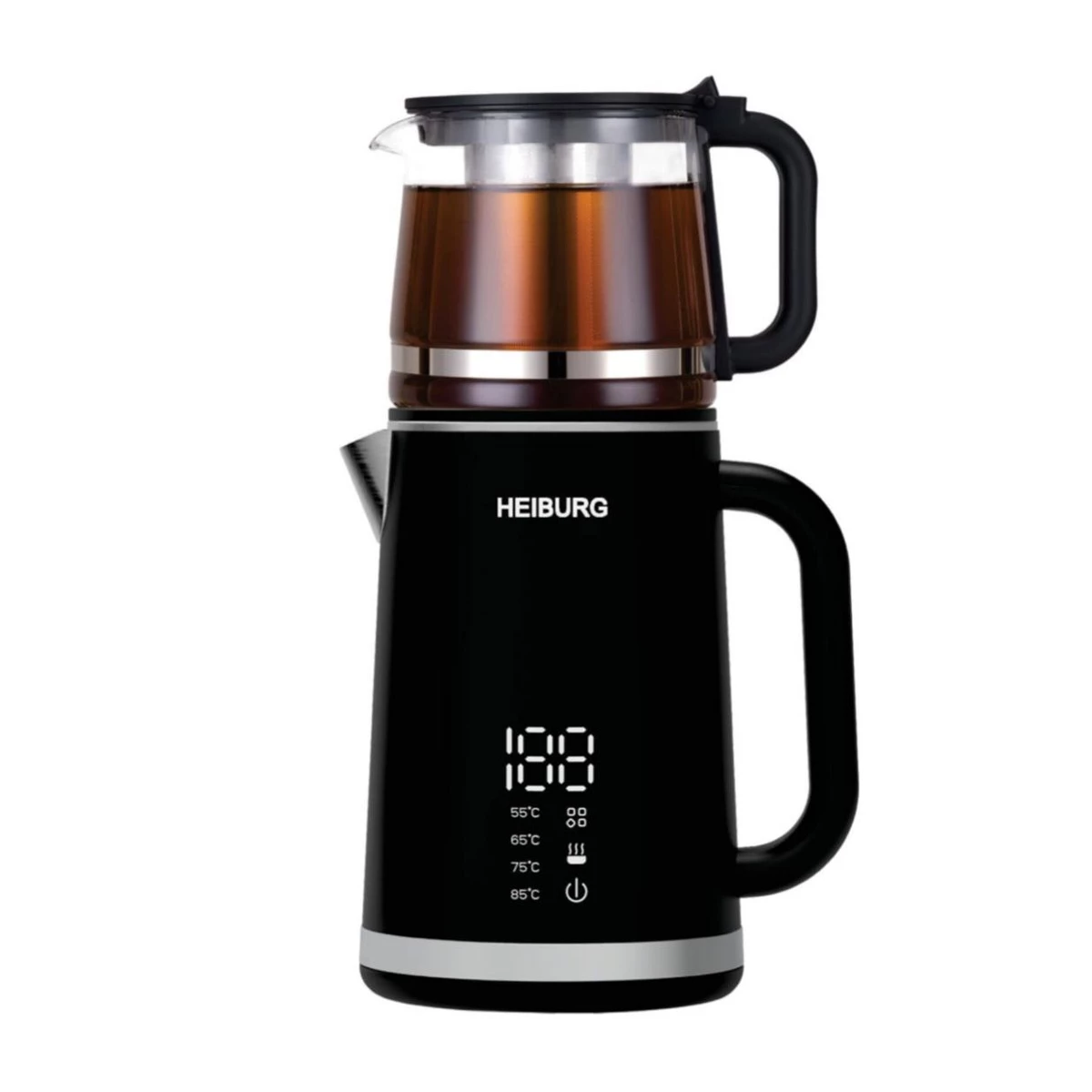 چای ساز هایبورگ مدل TM-4010B-نقرهای چای ساز هایبورگ مدل TM-4010B-نقرهای