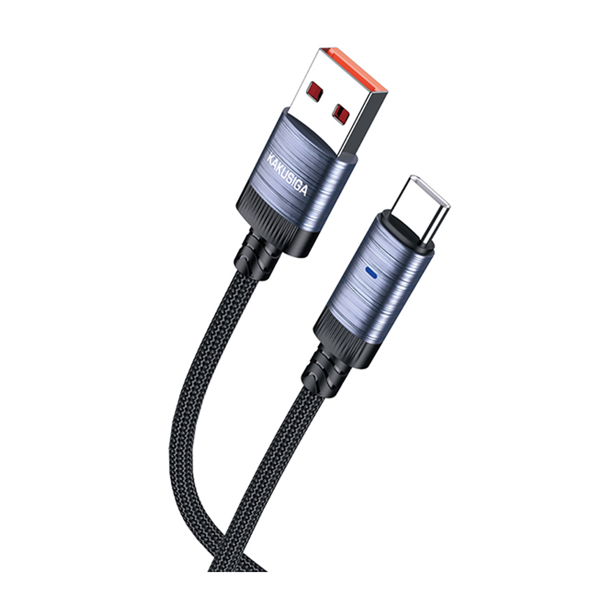 کابل تایپ سی کاکوسیگا مدل KSC-972 طول 1.2 متر-مشکی کابل تایپ سی کاکوسیگا مدل KSC-972 طول 1.2 متر-مشکی