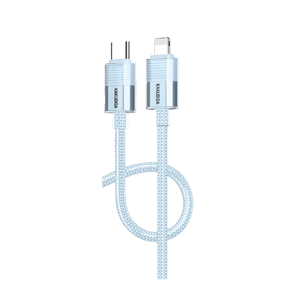 کابل لایتنینگ به تایپ سی کاکوسیگا مدل KSC-985 طول 1.2 متر-خاکستری کابل لایتنینگ به تایپ سی کاکوسیگا مدل KSC-985 طول 1.2 متر-خاکستری