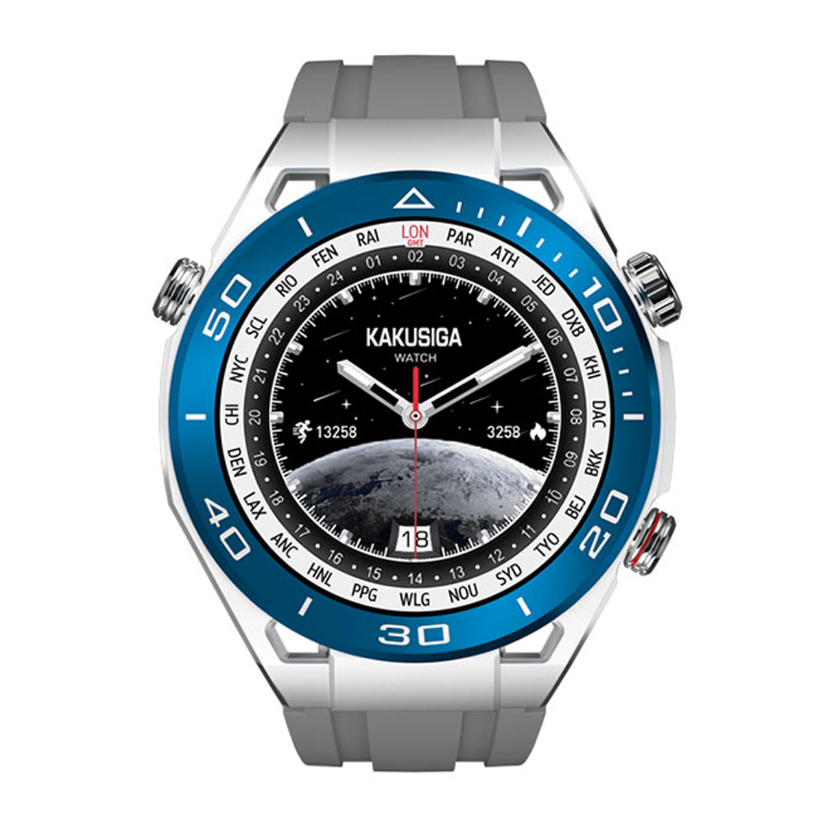 ساعت هوشمند کاکوسیگا مدل KSC-1124-بدنه نقره ای بند نقره ای ساعت هوشمند کاکوسیگا مدل KSC-1124-بدنه نقره ای بند نقره ای