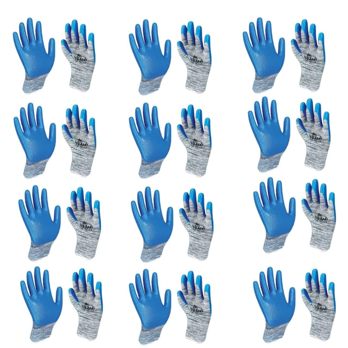 دستکش ایمنی مدل کف مواد لاتکس فیدورا بسته 12 عددی دستکش ایمنی مدل کف مواد لاتکس فیدورا بسته 12 عددی