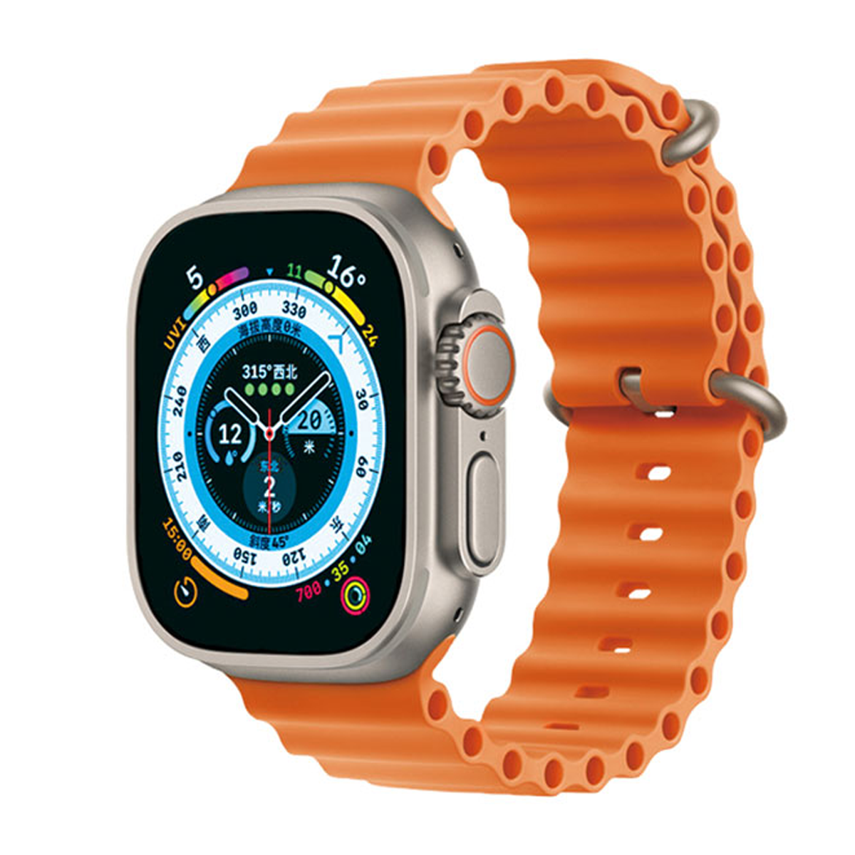 ساعت هوشمند کاکوسیگا مدل KSC-1121-بدنه نقره ای بند نارنجی ساعت هوشمند کاکوسیگا مدل KSC-1121-بدنه نقره ای بند نارنجی