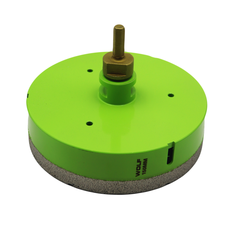 گردبر فرزی سنگ و سرامیک ولف مدل YP-0150 به همراه رابط تبدیل به دریل سایز 150 میلی متر گردبر فرزی سنگ و سرامیک ولف مدل YP-0150 به همراه رابط تبدیل به دریل سایز 150 میلی متر