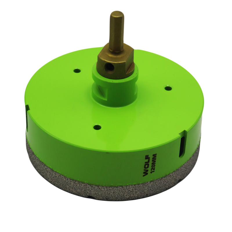 گردبر فرزی سنگ و سرامیک ولف مدل YP-0120 به همراه رابط تبدیل به دریل سایز 120 میلی متر گردبر فرزی سنگ و سرامیک ولف مدل YP-0120 به همراه رابط تبدیل به دریل سایز 120 میلی متر