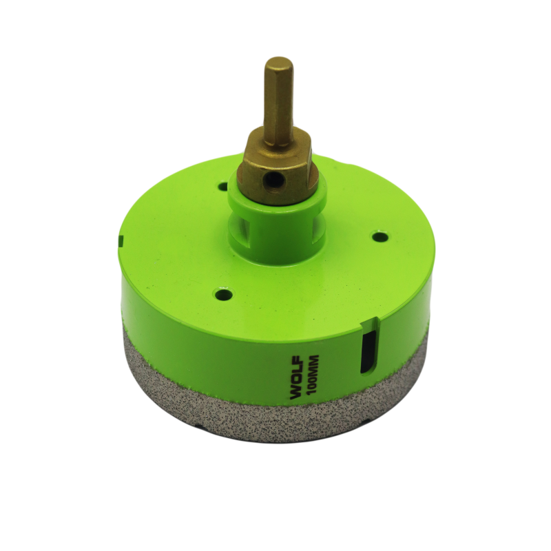 گردبر فرزی سنگ و سرامیک ولف مدل YP-0100 به همراه رابط تبدیل به دریل سایز 100 میلی متر گردبر فرزی سنگ و سرامیک ولف مدل YP-0100 به همراه رابط تبدیل به دریل سایز 100 میلی متر