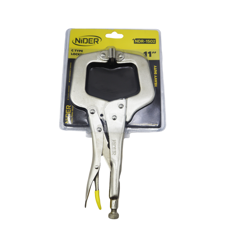 انبر قفلی ورق گیر نیدر مدل فک لقلقه ای کد YP-NDR-1502-280MM سایز 11 اینچ