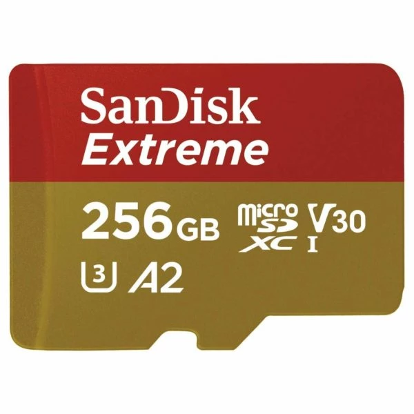 کارت حافظه MicroSDXC سن دیسک مدل Extreme کلاس A2 استاندارد UHS-I U3 سرعت 190MBps ظرفیت 256 گیگابایت-چند رنگ  کارت حافظه MicroSDXC سن دیسک مدل Extreme کلاس A2 استاندارد UHS-I U3 سرعت 190MBps ظرفیت 256 گیگابایت-چند رنگ