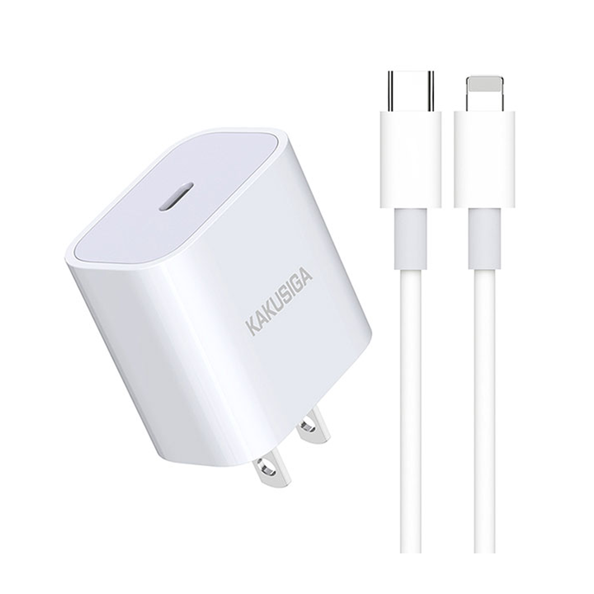 شارژر دیواری کاکوسیگا مدل KSC-819 سری ZONGSHENG توان 20 وات-سفید شارژر دیواری کاکوسیگا مدل KSC-819 سری ZONGSHENG توان 20 وات-سفید