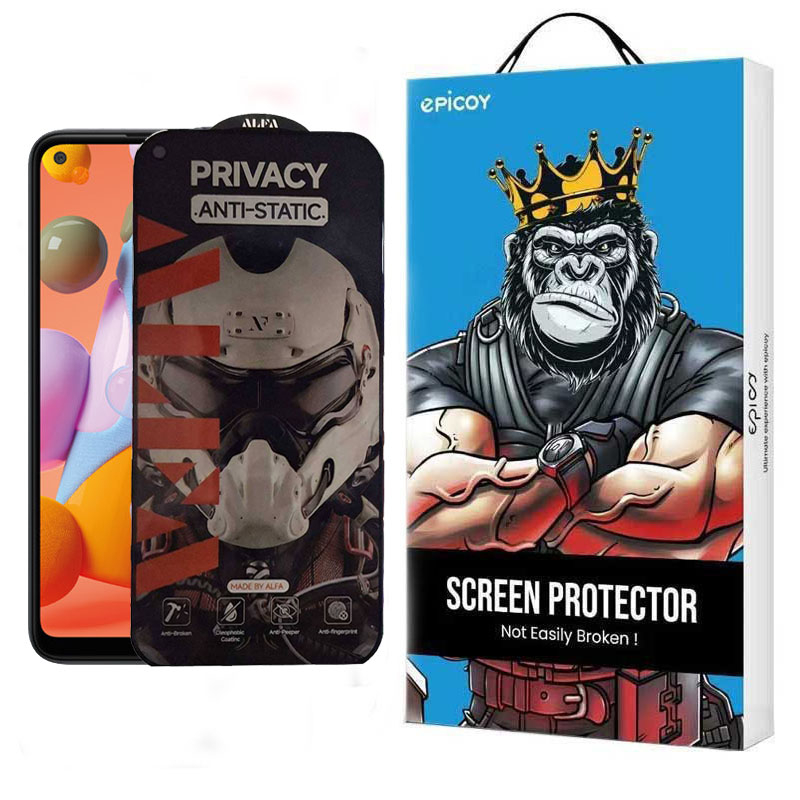محافظ صفحه نمایش حریم شخصی گوشی سامسونگ Galaxy M11 اپیکوی مدل Alpha  محافظ صفحه نمایش حریم شخصی گوشی سامسونگ Galaxy M11 اپیکوی مدل Alpha