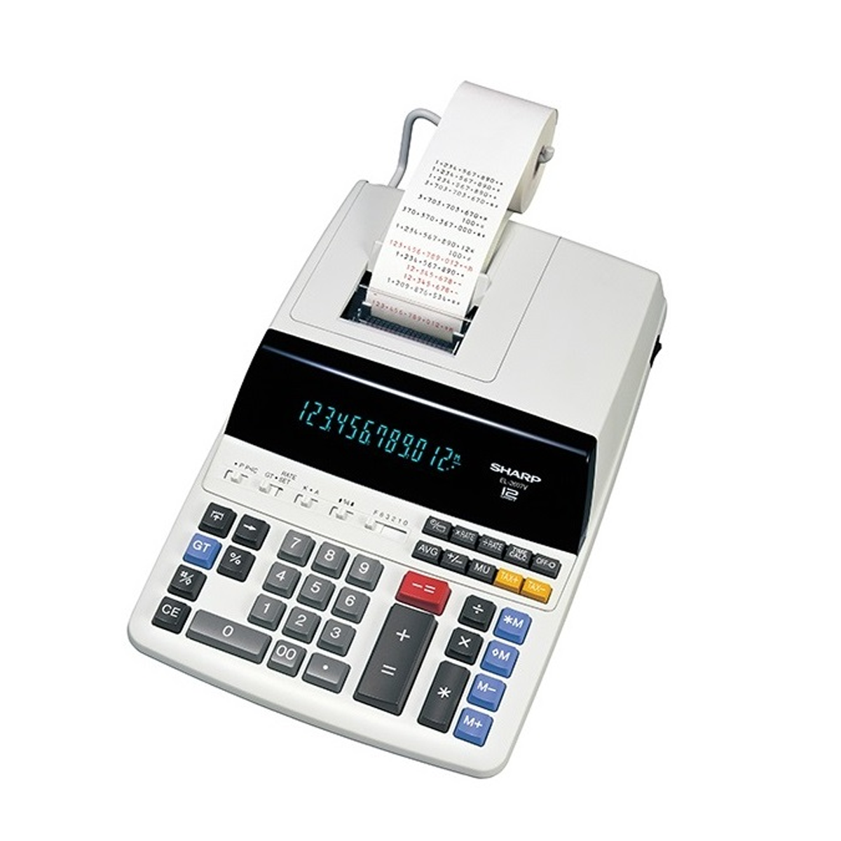 ماشین حساب شارپ مدل EL-2607 V-سفید ماشین حساب شارپ مدل EL-2607 V-سفید