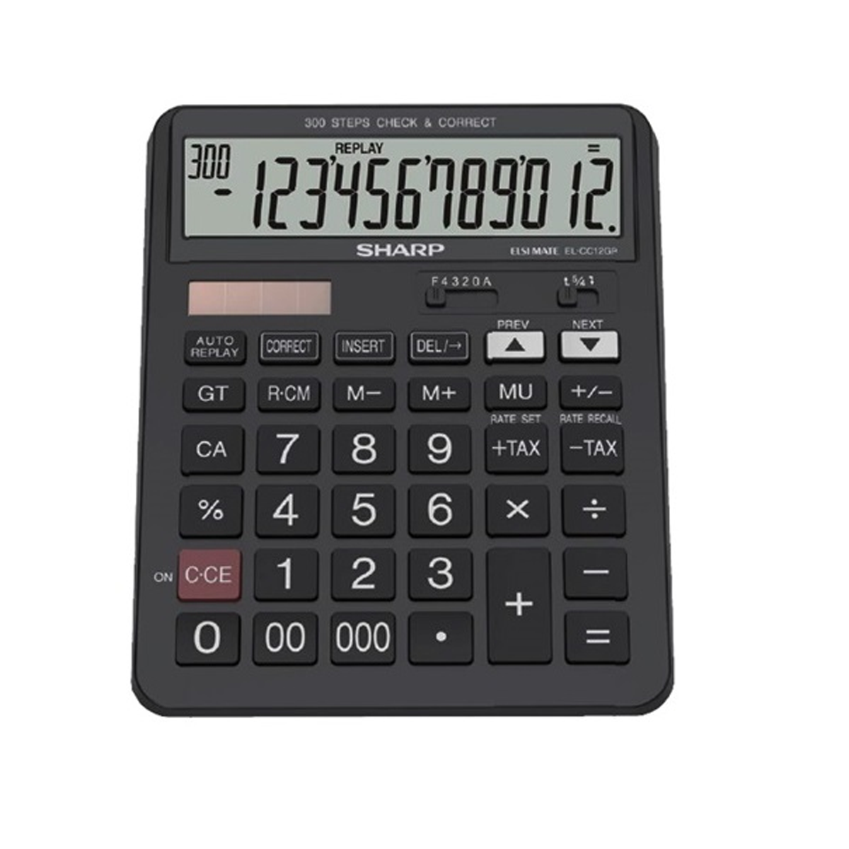 ماشین حساب شارپ مدل EL-CC12GP-مشکی