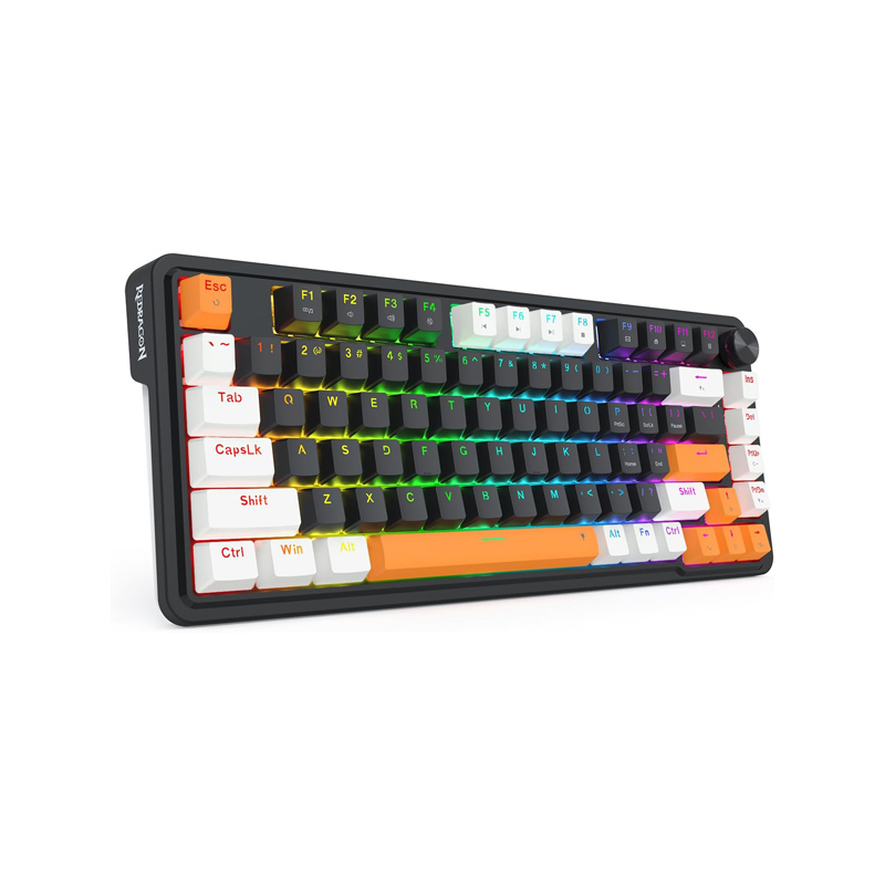 کیبورد گیمینگ ردراگون مدل Landshaker K714WBO RGB کیبورد گیمینگ ردراگون مدل Landshaker K714WBO RGB