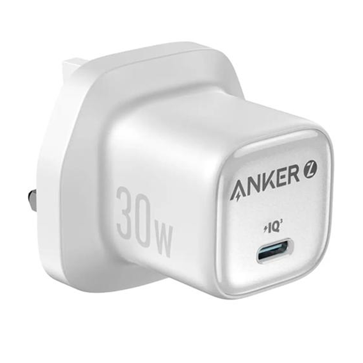 شارژر دیواری انکر مدل Zolo GaN Compact Charger UK A2698 توان 30 وات شارژر دیواری انکر مدل Zolo GaN Compact Charger UK A2698 توان 30 وات