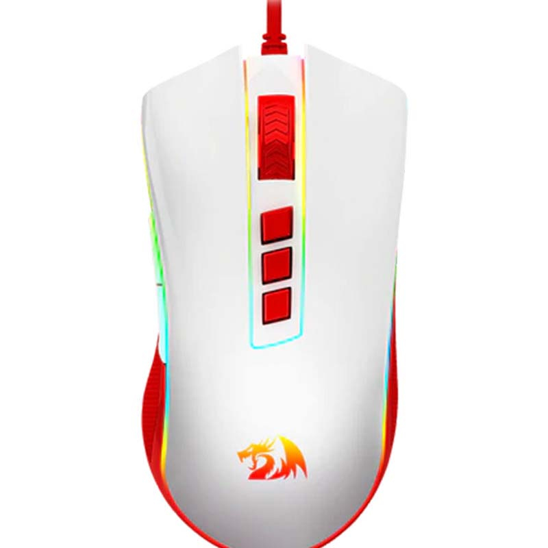 ماوس با سیم گیمینگ ردراگون مدل Redragon COBRA Red White M711C ماوس با سیم گیمینگ ردراگون مدل Redragon COBRA Red White M711C