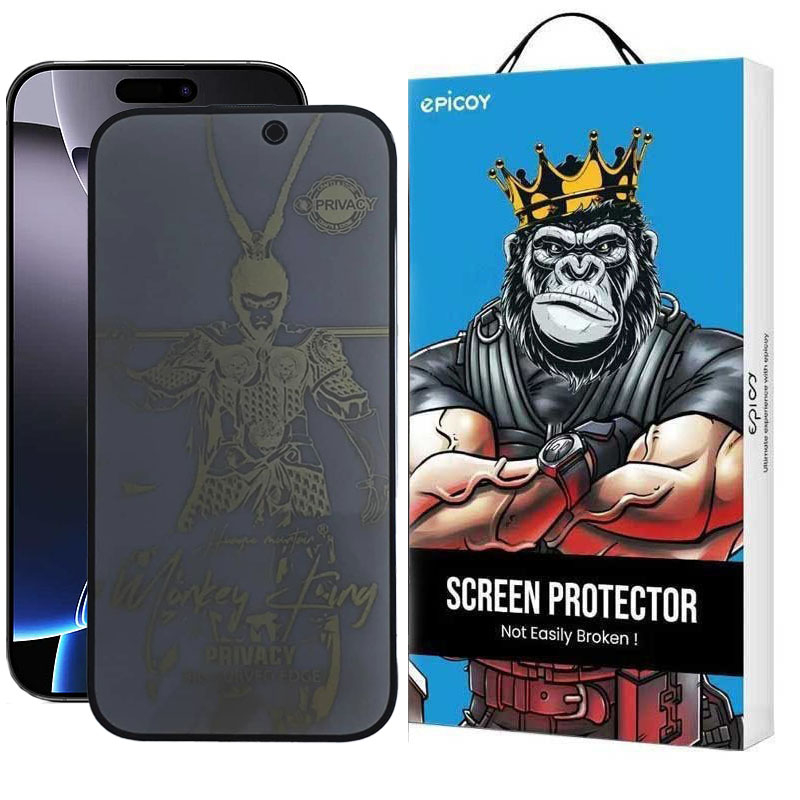 محافظ صفحه نمایش حریم شخصی اپیکوی مدل wukong privacy مناسب برای گوشی موبایل اپل iPhone 16 Pro Max محافظ صفحه نمایش حریم شخصی اپیکوی مدل wukong privacy مناسب برای گوشی موبایل اپل iPhone 16 Pro Max