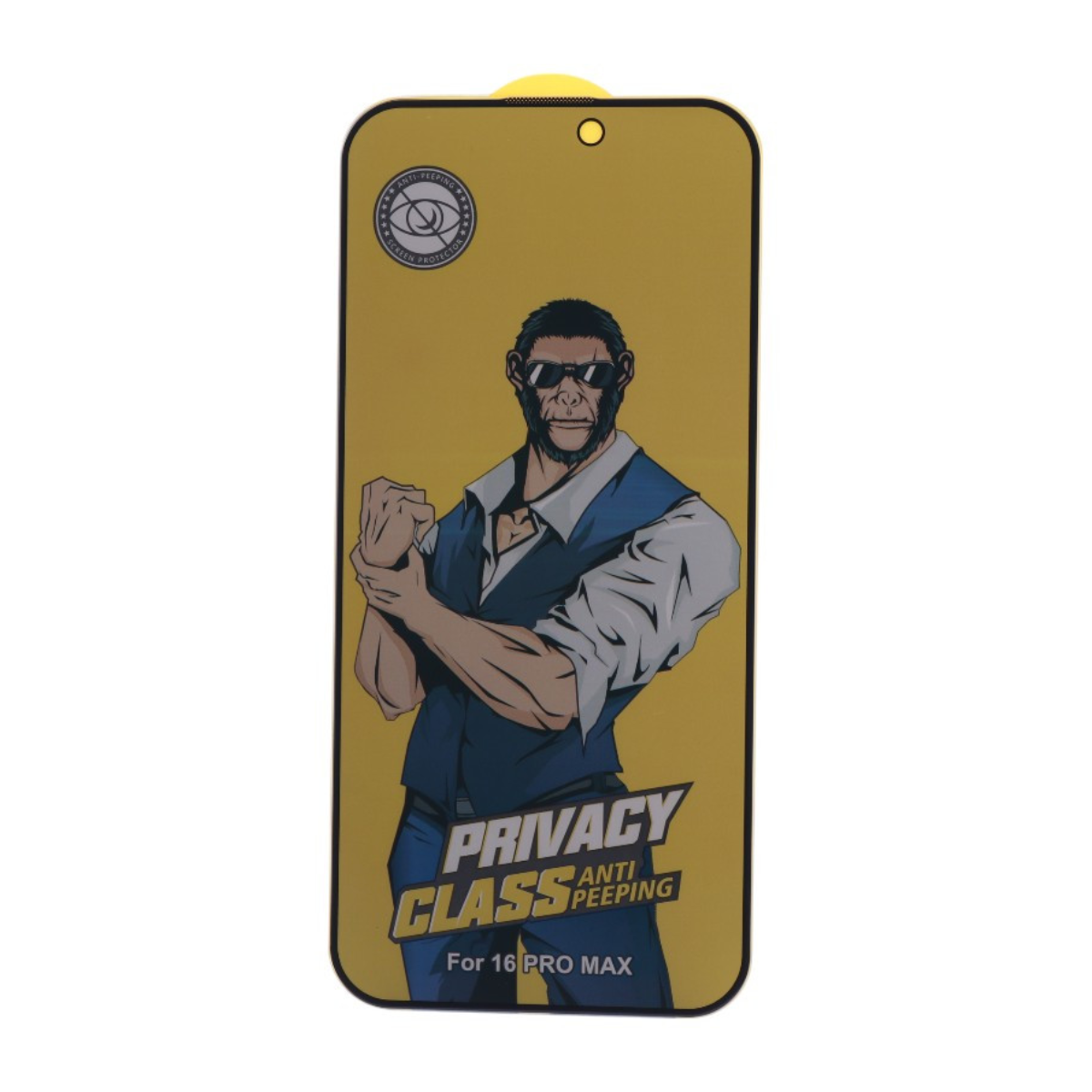 محافظ صفحه نمایش شیشه ای پرایوسی گوشی آیفون iPhone 16 مدل آنتی استاتیک Monkey محافظ صفحه نمایش شیشه ای پرایوسی گوشی آیفون iPhone 16 مدل آنتی استاتیک Monkey