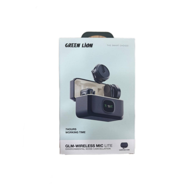 میکروفون بی سیم گرین لاین مدل glm lite new pack با درگاه اتصال تایپ c و لایتنینگ میکروفون بی سیم گرین لاین مدل glm lite new pack با درگاه اتصال تایپ c و لایتنینگ