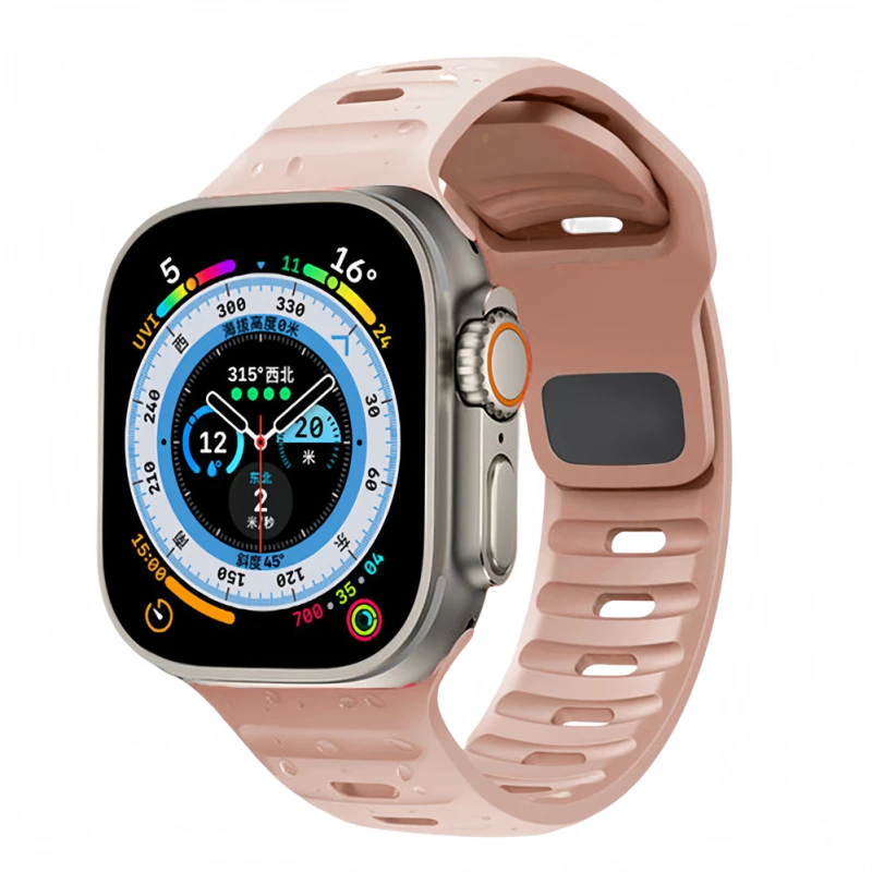 بند اپل واچ سایز 42-44-45-49 میلی متری اسپیگن مدل Sport Strap-سبز زیتونی بند اپل واچ سایز 42-44-45-49 میلی متری اسپیگن مدل Sport Strap-سبز زیتونی