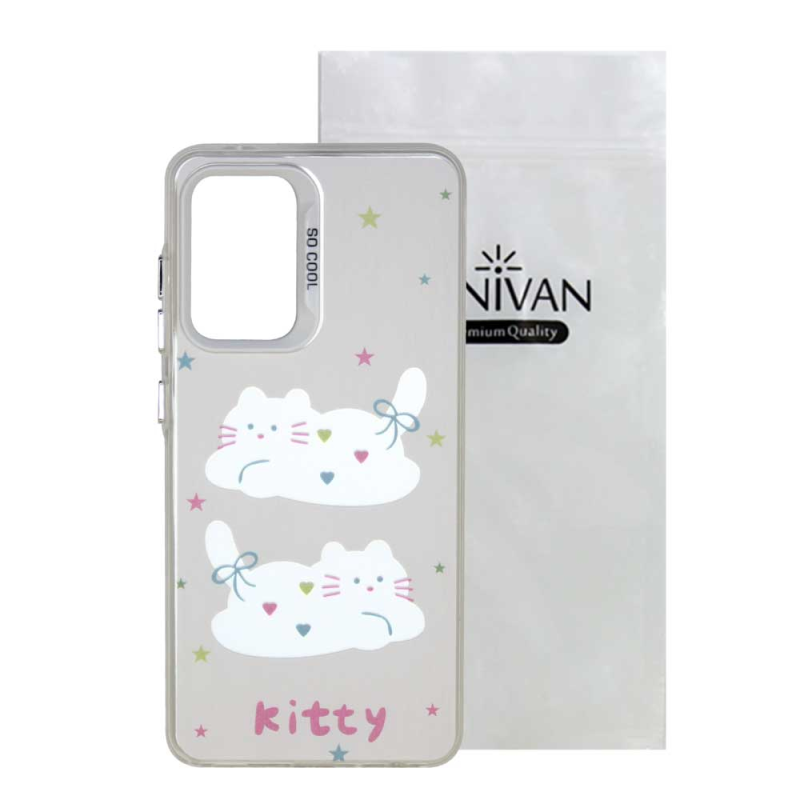 کاور سانیوان مدل فانتزی طرح گربه Kitty مناسب برای گوشی موبایل سامسونگ Galaxy A13 4G / A13 5G / A04s / A32 5G / A23 / M52 کاور سانیوان مدل فانتزی طرح گربه Kitty مناسب برای گوشی موبایل سامسونگ Galaxy A13 4G / A13 5G / A04s / A32 5G / A23 / M52