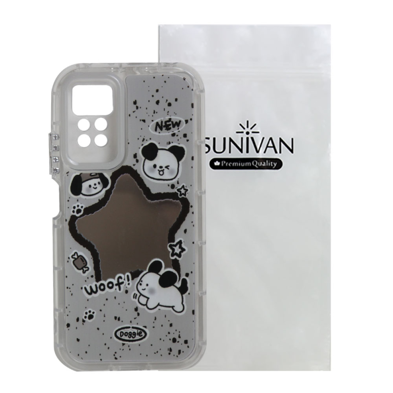 کاور سانیوان مدل آینه ای طرح فانتزی سگ TEDDY مناسب برای شیائومی Redmi Note 12 Pro 4G / Note 11 Pro 4G کاور سانیوان مدل آینه ای طرح فانتزی سگ TEDDY مناسب برای شیائومی Redmi Note 12 Pro 4G / Note 11 Pro 4G