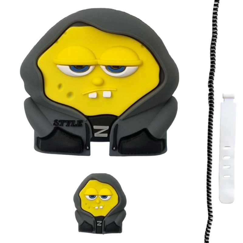 محافظ کابل و شارژر دیواری سانیلند طرح باب اسفنجی مجموعه 4 عددی محافظ کابل و شارژر دیواری سانیلند طرح باب اسفنجی مجموعه 4 عددی