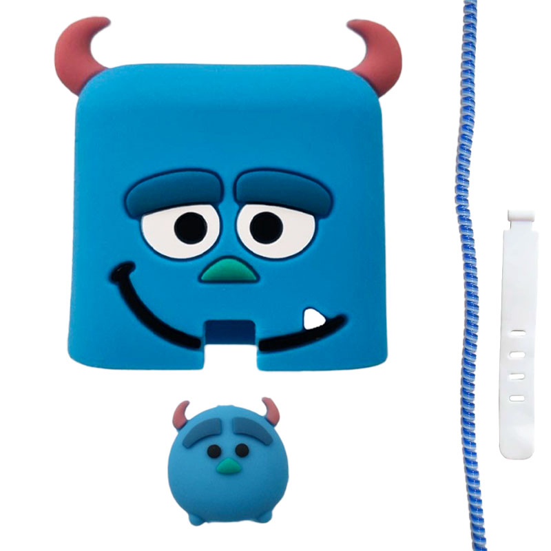 محافظ کابل و شارژر دیواری سانیلند طرح سالیوان مجموعه 4 عددی محافظ کابل و شارژر دیواری سانیلند طرح سالیوان مجموعه 4 عددی