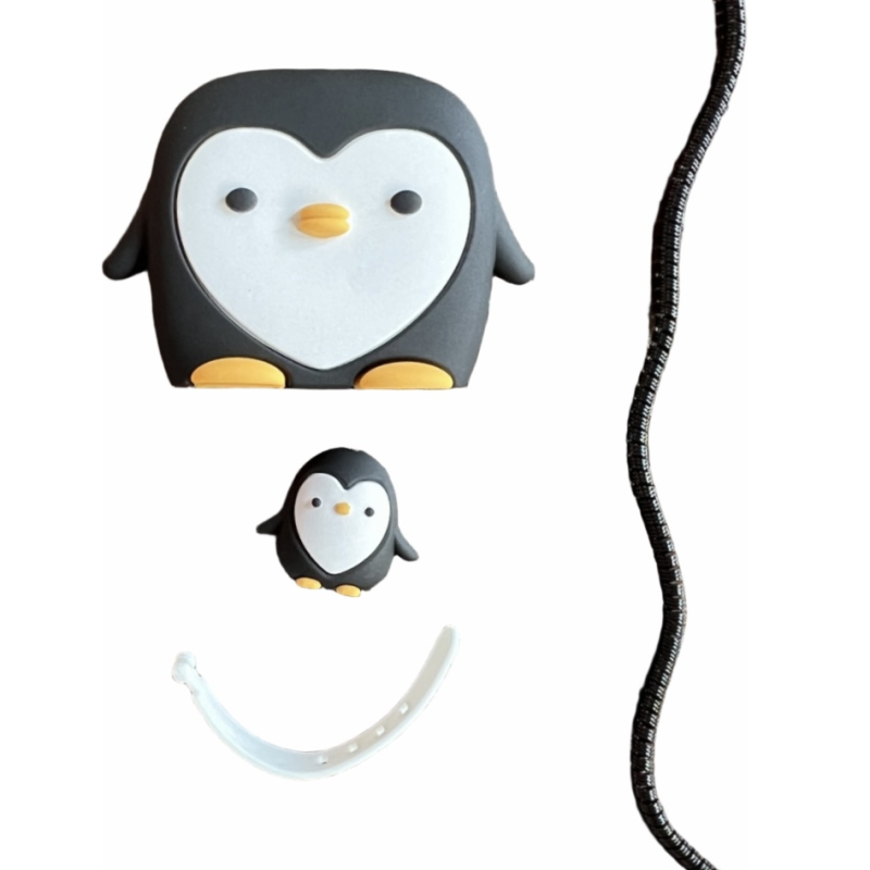 محافظ کابل و شارژر 20W اپل مدل Penguin مجموعه 4 عددی محافظ کابل و شارژر 20W اپل مدل Penguin مجموعه 4 عددی