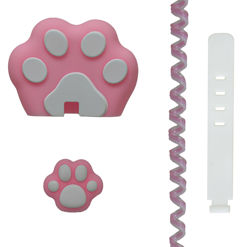 محافظ کابل وال کیس طرح پنجه کیوت به همراه محافظ شارژر دیواری 25 وات سامسونگ مجموعه 4 عددی محافظ کابل وال کیس طرح پنجه کیوت به همراه محافظ شارژر دیواری 25 وات سامسونگ مجموعه 4 عددی