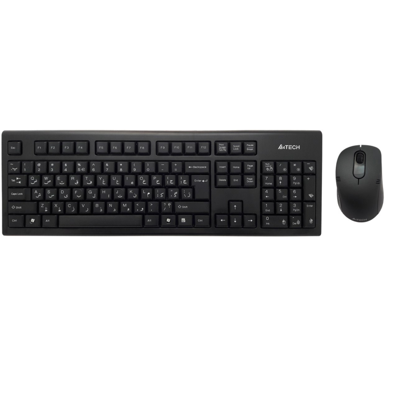 کیبورد و ماوس بی سیم ای فورتک مدل 7100N کیبورد و ماوس بی سیم ای فورتک مدل 7100N