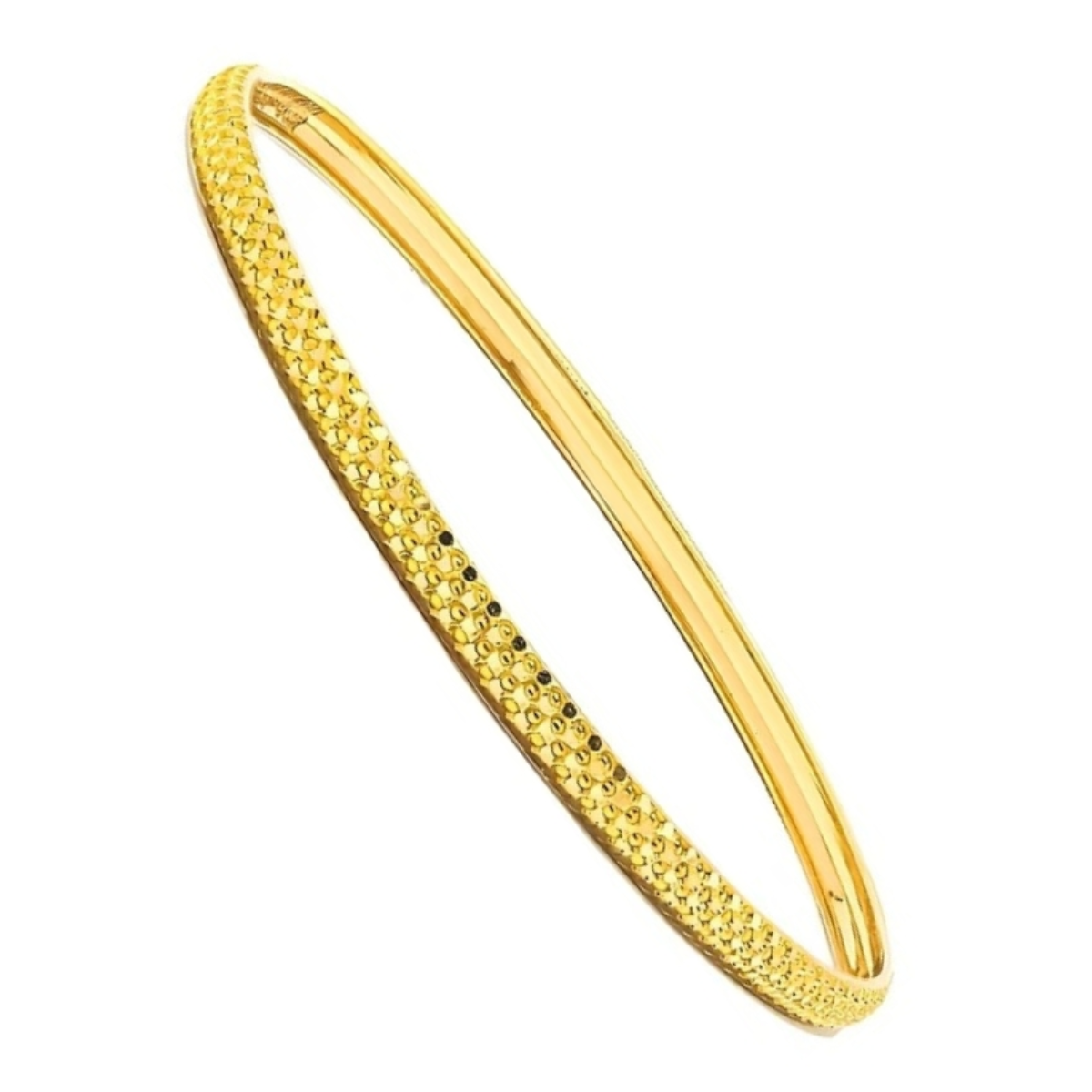 النگو طلا سایز 3 نوا گلد مدل نگین دار طلایی کد 24270 النگو طلا سایز 3 نوا گلد مدل نگین دار طلایی کد 24270