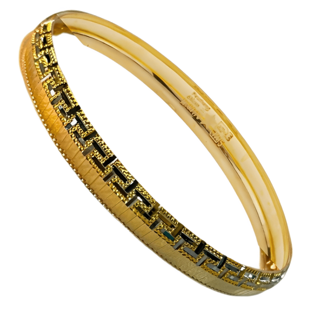 النگو طلا سایز 3 نوا گلد طرح ورساچه مدل نوا طلایی کد 24264 النگو طلا سایز 3 نوا گلد طرح ورساچه مدل نوا طلایی کد 24264