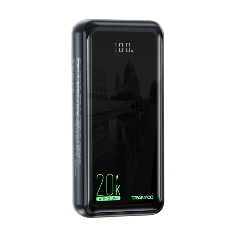 پاوربانک ترانیو مدل T-K17 ظرفیت 20000 میلی آمپر ساعت پاوربانک ترانیو مدل T-K17 ظرفیت 20000 میلی آمپر ساعت