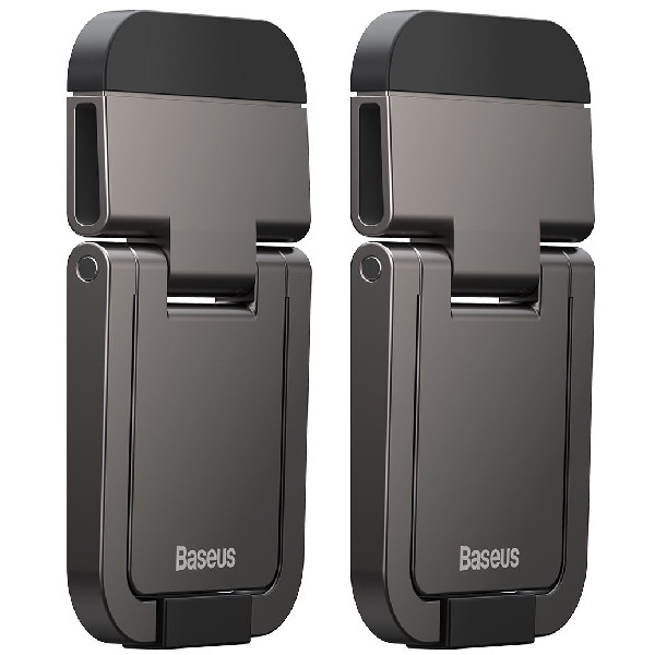 پایه نگهدارنده لپ تاپ باسئوس مدل Baseus Slim Laptop Kickstand 2pcs Grey- LUZC000013 پایه نگهدارنده لپ تاپ باسئوس مدل Baseus Slim Laptop Kickstand 2pcs Grey- LUZC000013
