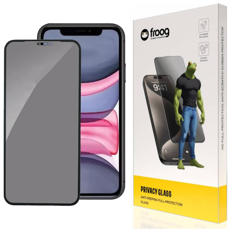محافظ صفحه نمایش حریم شخصی فراگ مدل Privacy مناسب برای گوشی موبایل اپل iPhone 11 / Xr محافظ صفحه نمایش حریم شخصی فراگ مدل Privacy مناسب برای گوشی موبایل اپل iPhone 11 / Xr