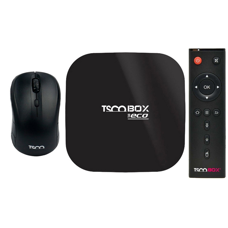 اندروید باکس تسکو مدل TAB ECO به همراه ماوس وایرلس و اشتراک سه ماهه فیلیمو اندروید باکس تسکو مدل TAB ECO به همراه ماوس وایرلس و اشتراک سه ماهه فیلیمو
