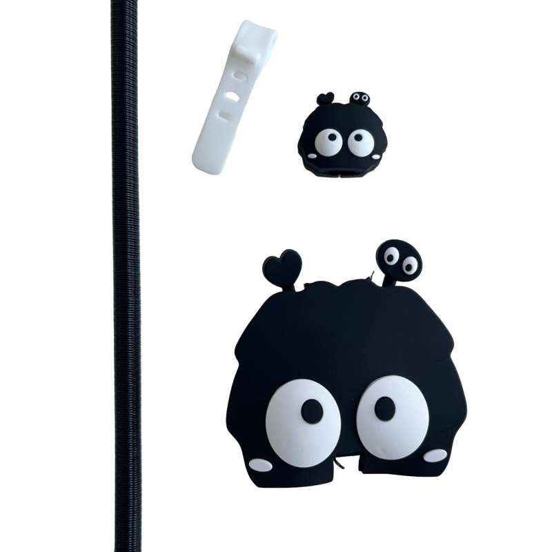 محافظ کابل طرح فانتزی مدل هپل به همراه محافظ شارژر دیواری مجموعه 4 عددی محافظ کابل طرح فانتزی مدل هپل به همراه محافظ شارژر دیواری مجموعه 4 عددی