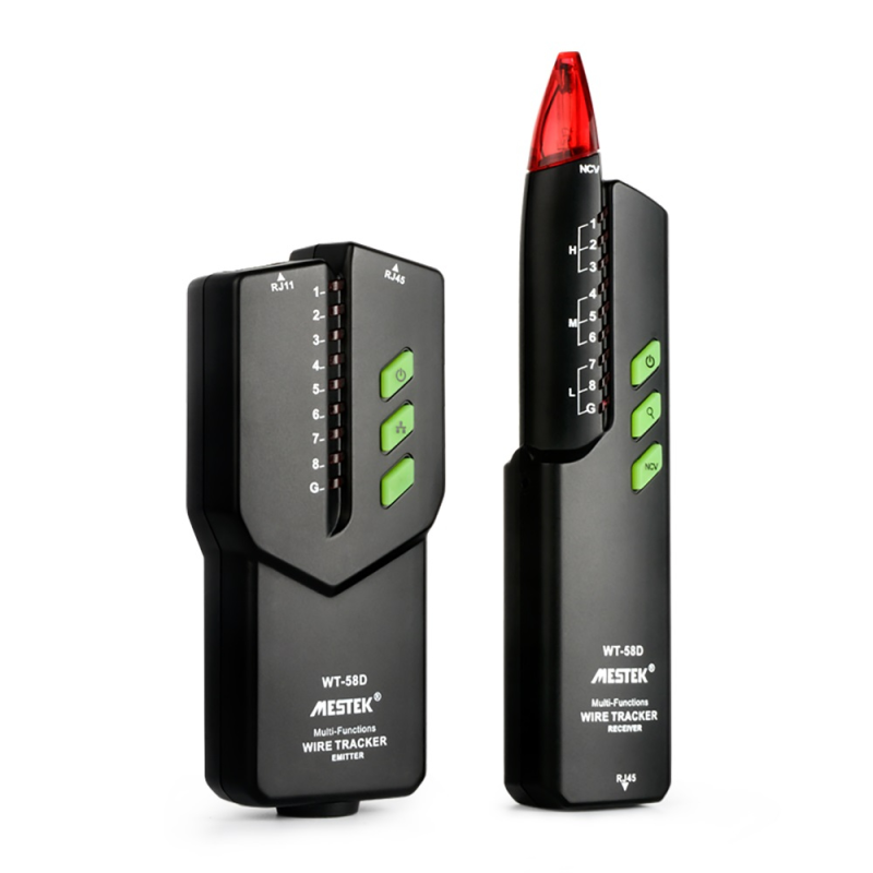 تستر کابل شبکه و ردیاب ولتاژ مستک مدل WT-58D تستر کابل شبکه و ردیاب ولتاژ مستک مدل WT-58D