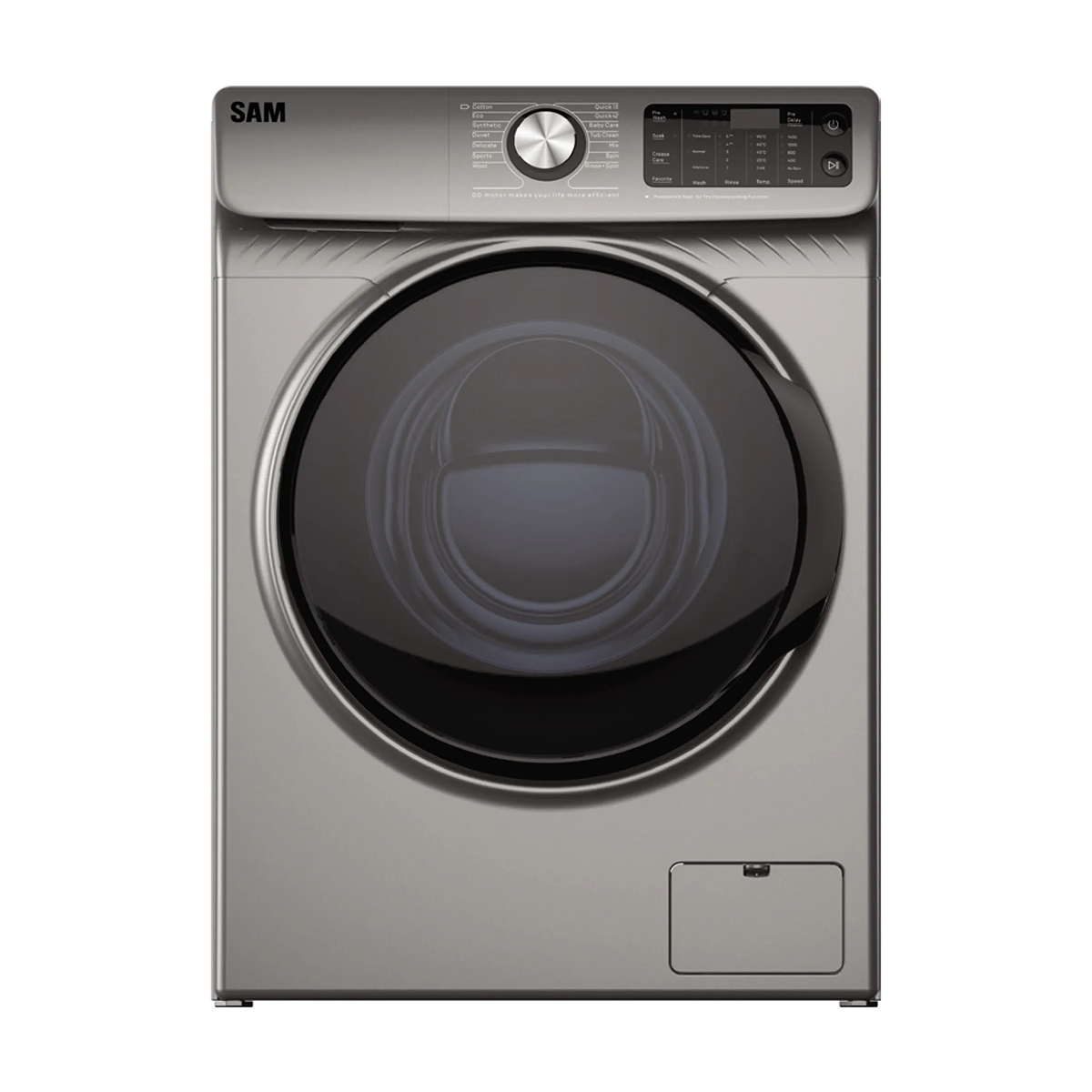 ماشین لباسشویی سام 9 کیلویی مدل DD-P1480/IN-اینوکس